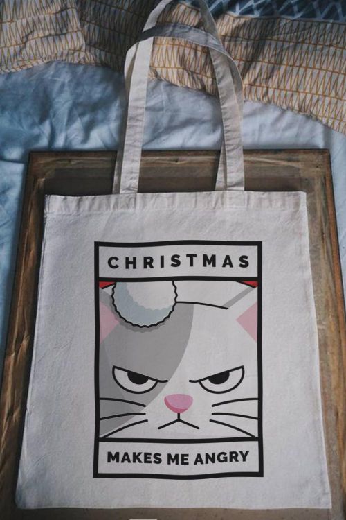 Torba eko Christmas Make Me Angry
