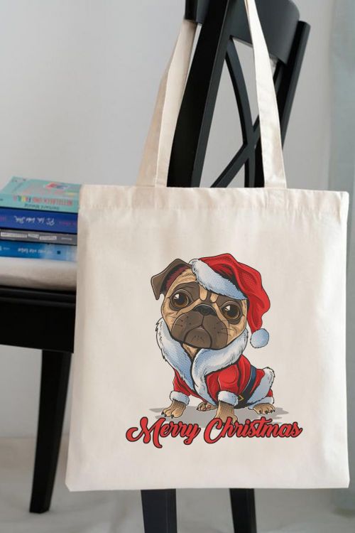 Torba eko Merry Christmas Dog