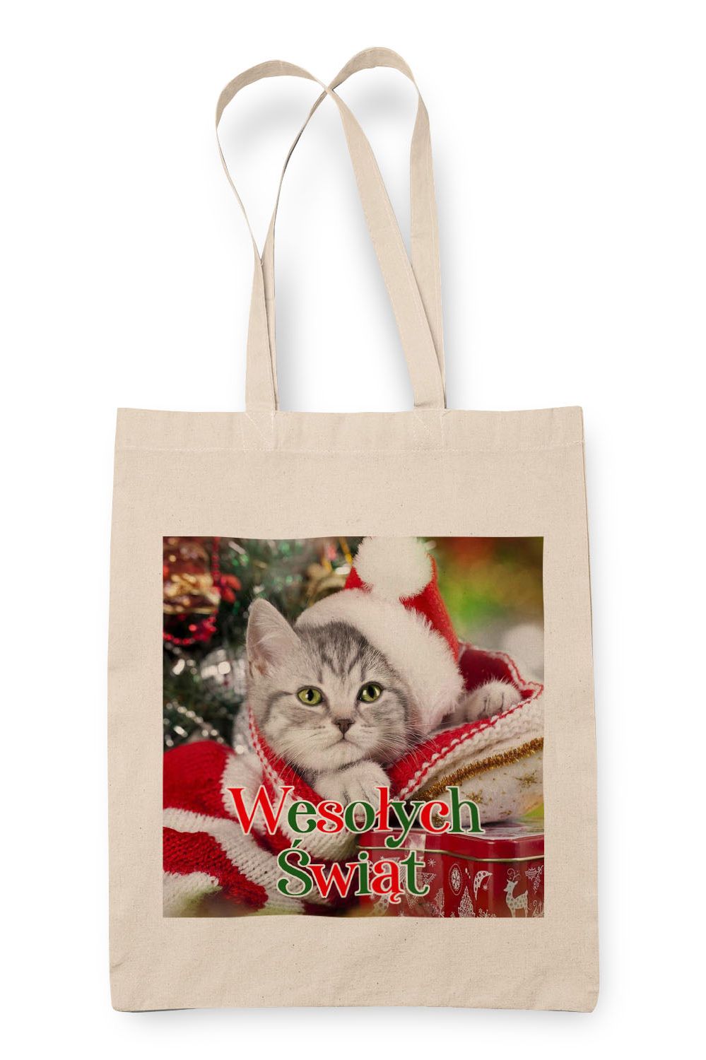 Torba eko Cat Wesołych Świąt