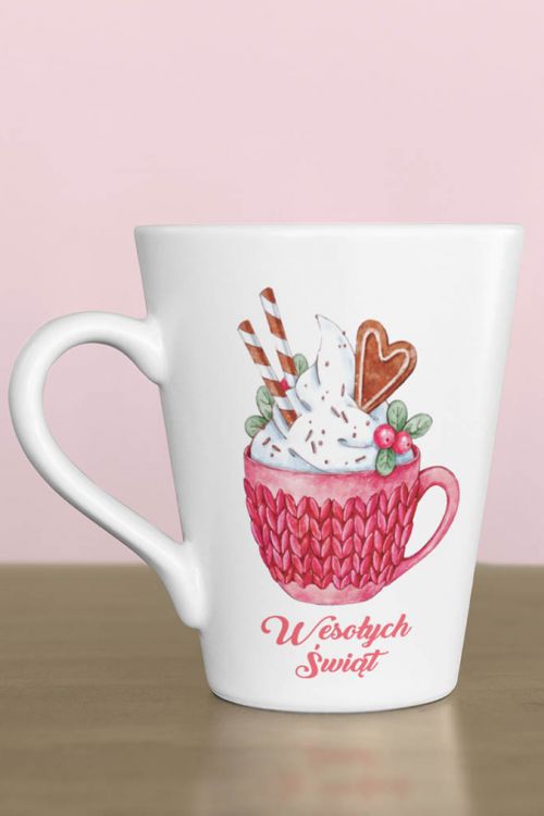 Kubek Latte Regular Watercolor Święta