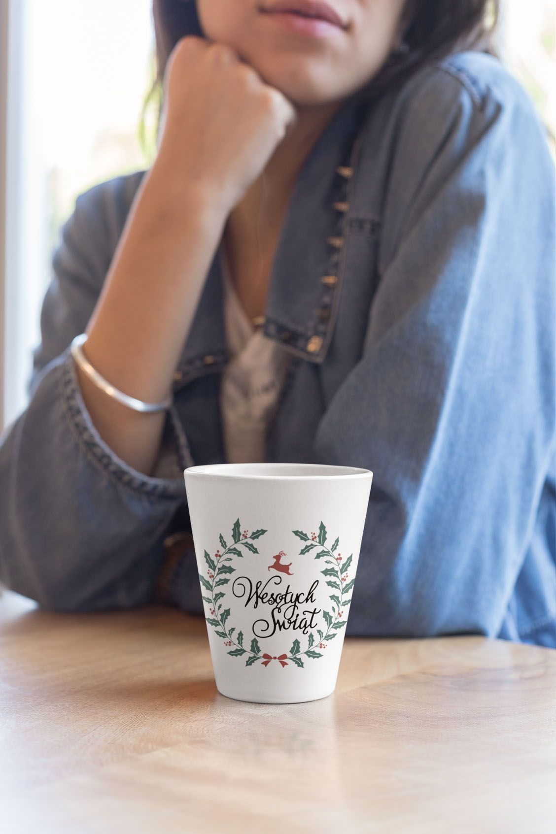 Kubek Latte Regular Wiązanka Świąteczna