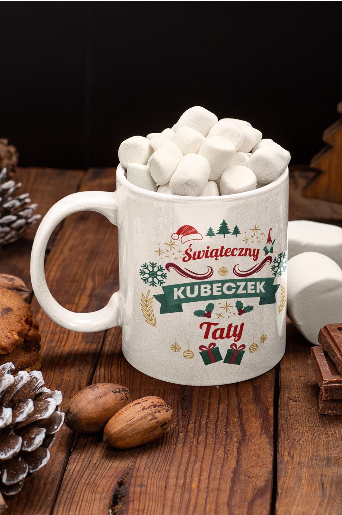 Kubek Ceramiczny Świąteczny Kubeczek Taty