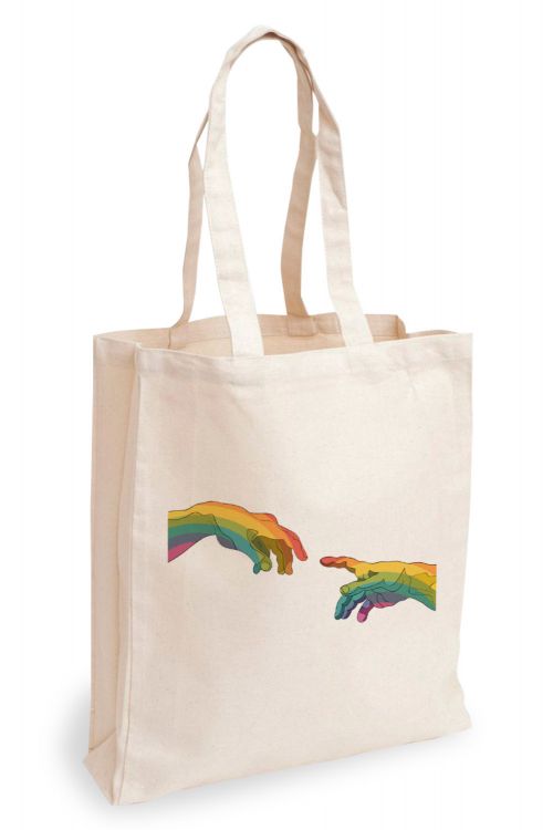 Torba Bawełniana Rainbow Hands