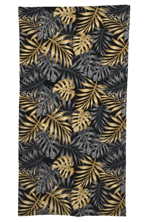 Ręcznik Złote Tropikalne Liście