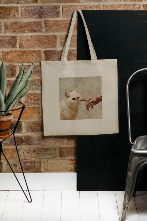 Torba Bawełniana XXL Michelangelo Kitty