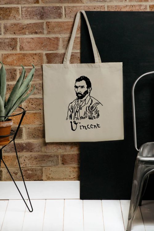 Torba Bawełniana XXL Vincent Portrait