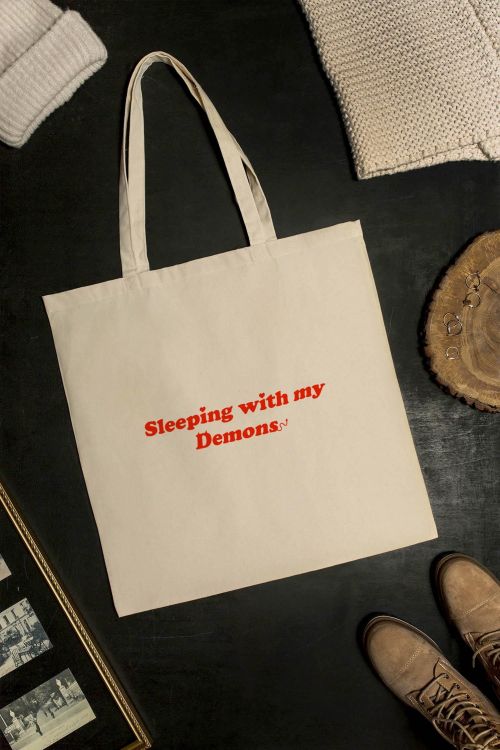 Torba Bawełniana XXL Sleeping with my demons