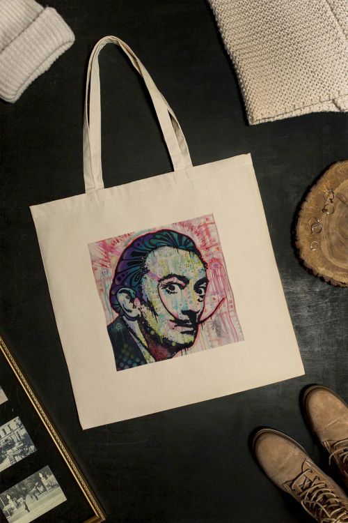 Torba Bawełniana XXL Salvador Dali Grafitti