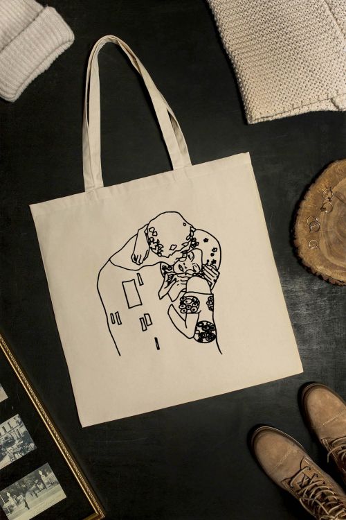 Torba Bawełniana XXL Klimt Simple