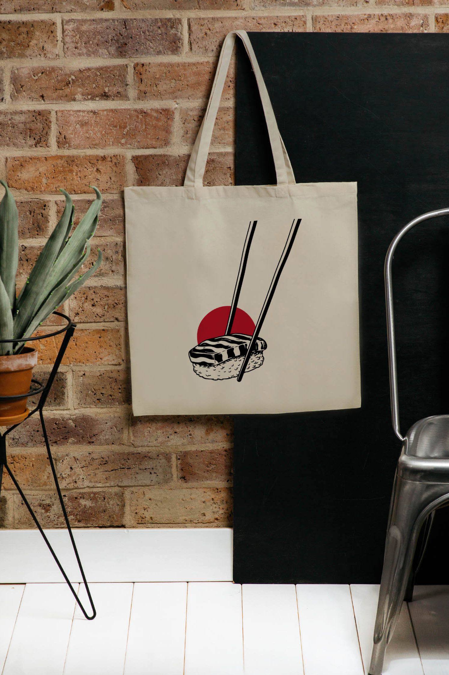 Torba Bawełniana XXL Salmon Nigri Sushi