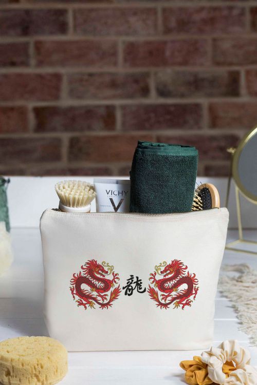 Kosmetyczka Canvas Medium Chinese Dragons