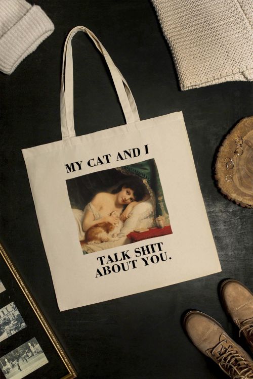 Torba Bawełniana XXL My Cat And I
