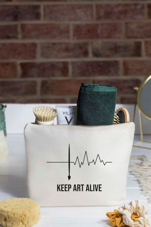 Kosmetyczka Canvas Medium Keep Art Alive
