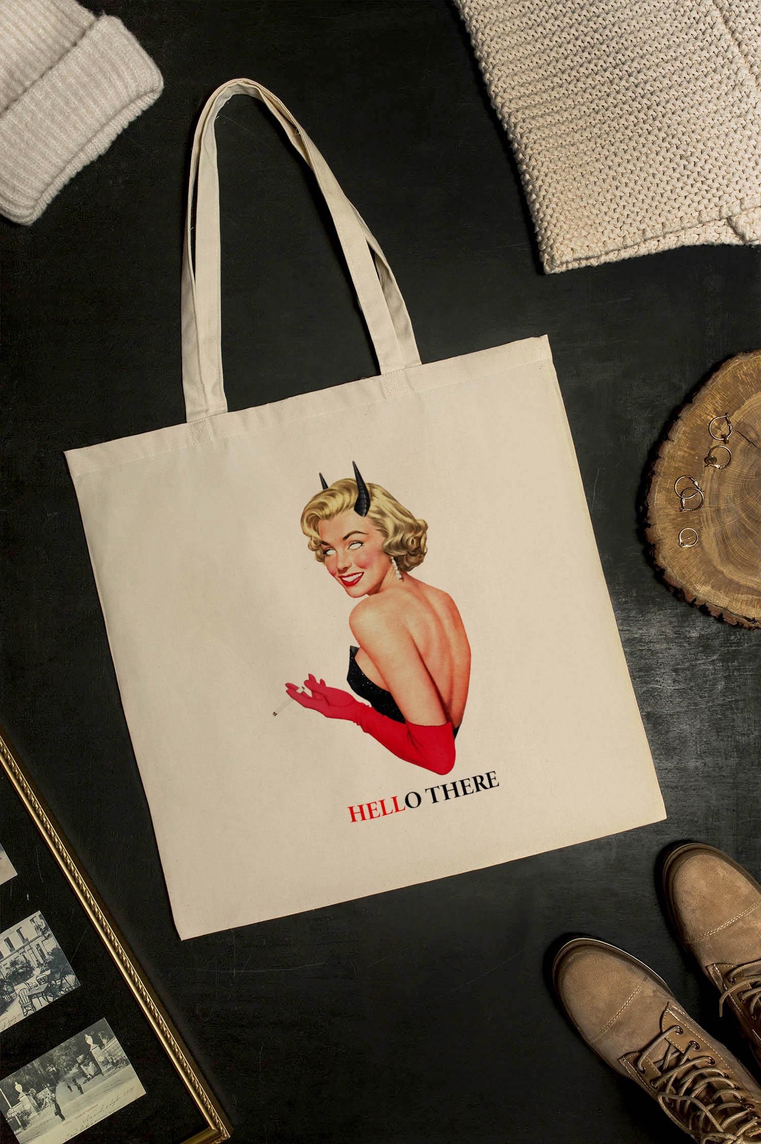 Torba Bawełniana XXL Hell-o There