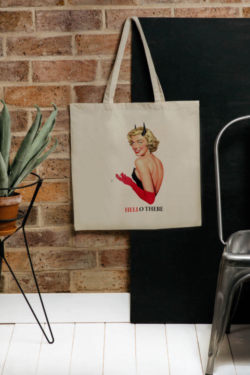 Torba Bawełniana XXL Hell-o There