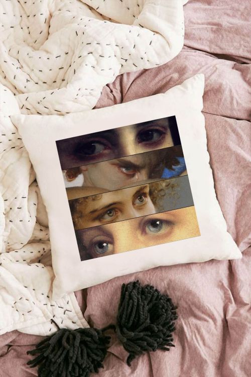 Poduszka bawełniana Canvas Eyes Of Art