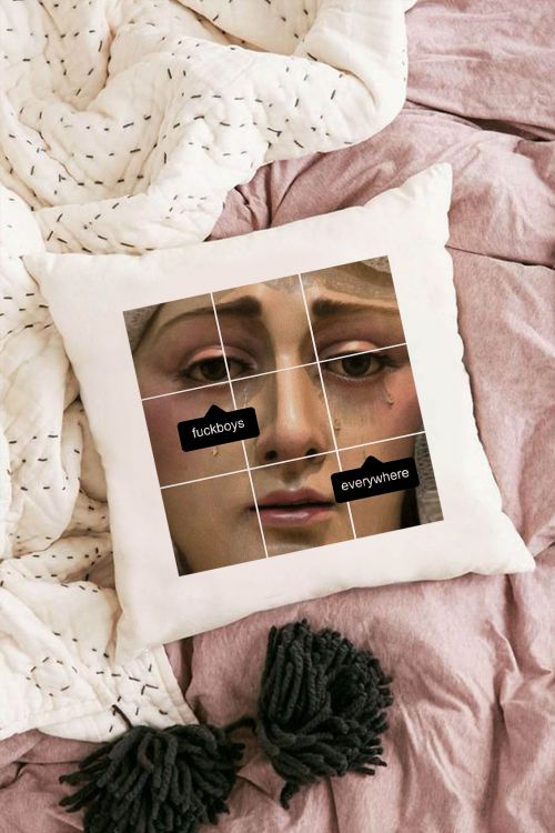 Poduszka bawełniana Canvas Fuckboys Everywhere