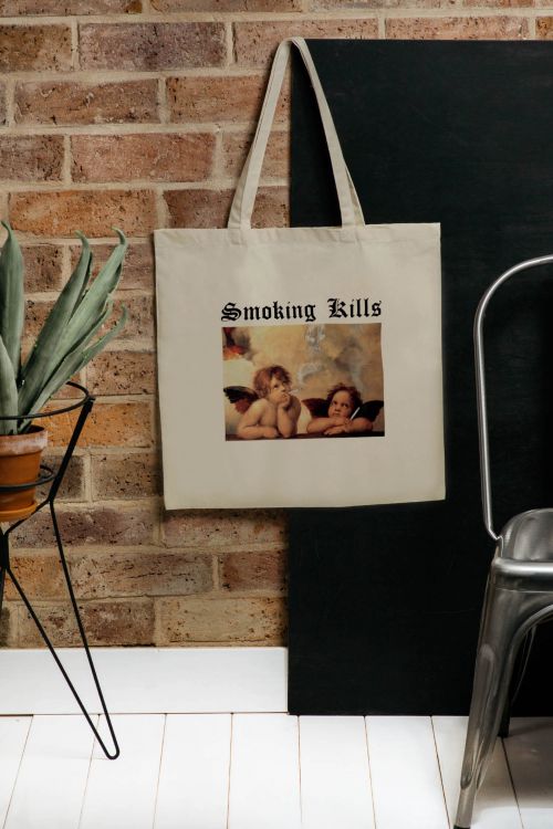 Torba Bawełniana XXL Smoking Kills