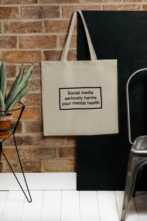 Torba Bawełniana XXL Social Media