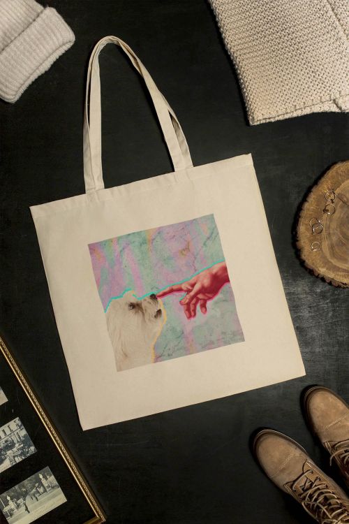 Torba Bawełniana XXL Neon Maltese