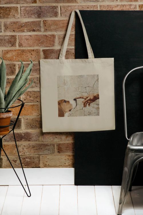 Torba Bawełniana XXL Michelangelo Beagle