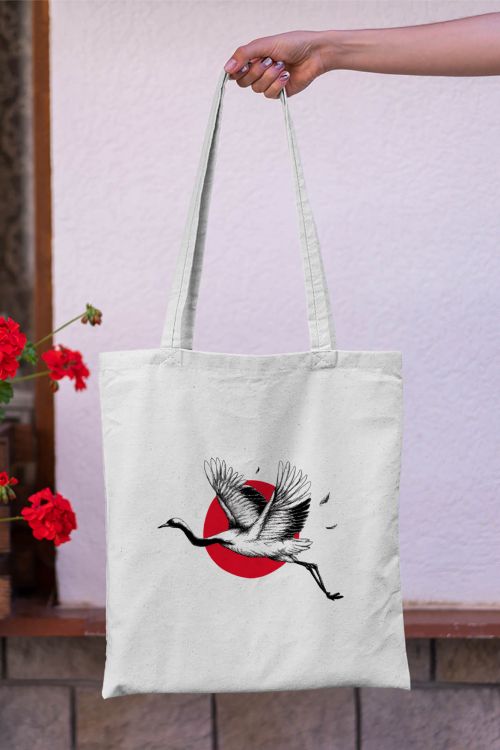 Torba Eko Red Moon Crane