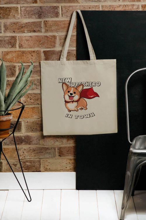 Torba Bawełniana XXL New Superhero in town