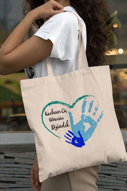 Torba Eko Kocham Cię Wnusiu-Dziadek