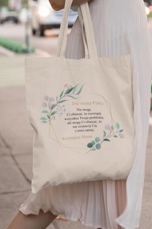 Torba Eko Dla Mojej Córki-Kochająca Mama