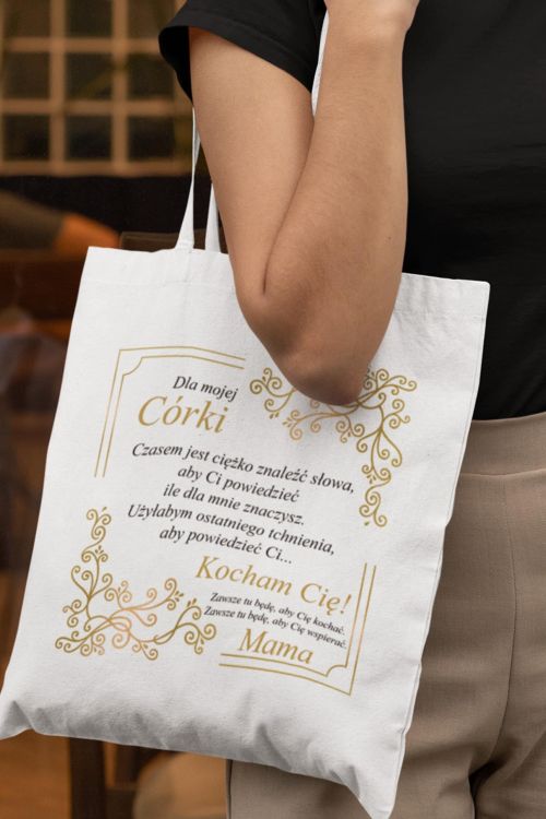 Torba Eko White Dla Mojej Córki Mama 