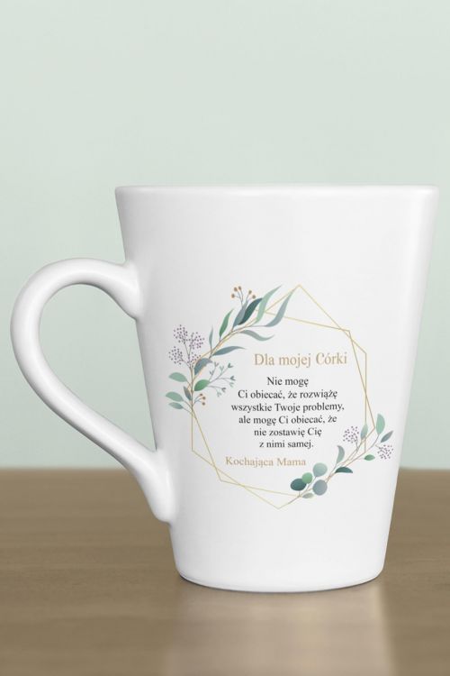 Kubek Latte Regular Dla Mojej Córki-Kochająca Mama