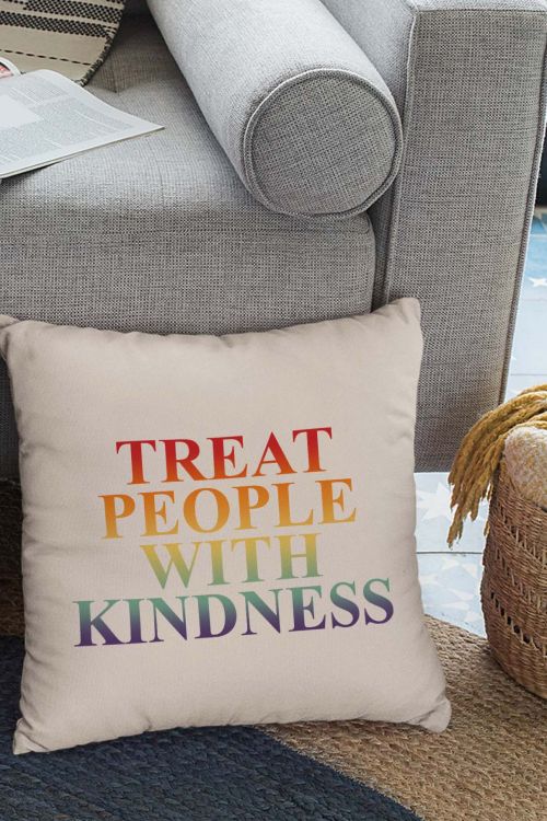 Poduszka Bawełniana Canvas Rainbow