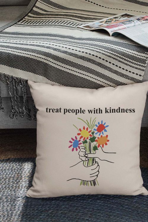 Poduszka Bawełniana Canvas Flowers