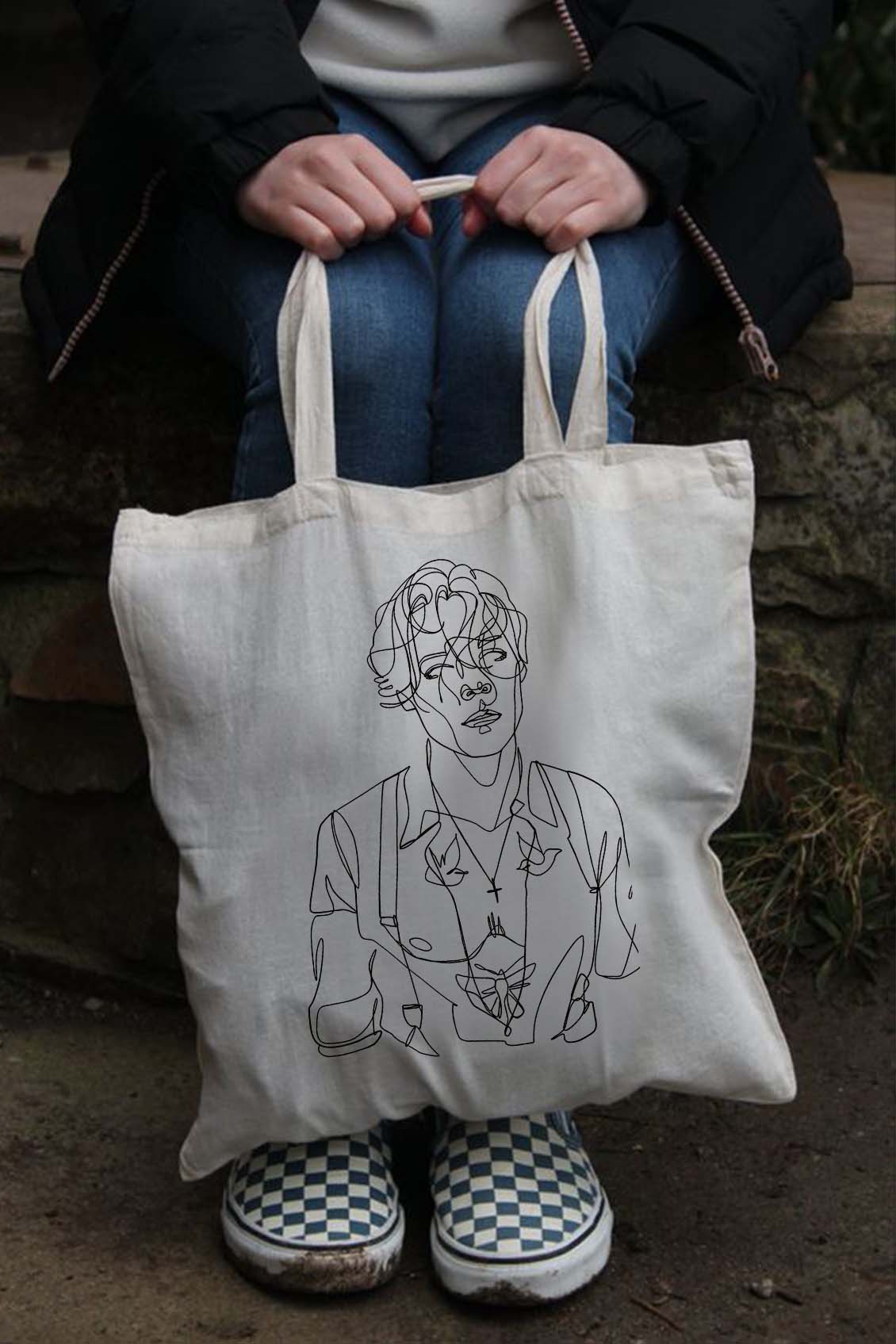 Torba Eko Harry Front Hand Draw 