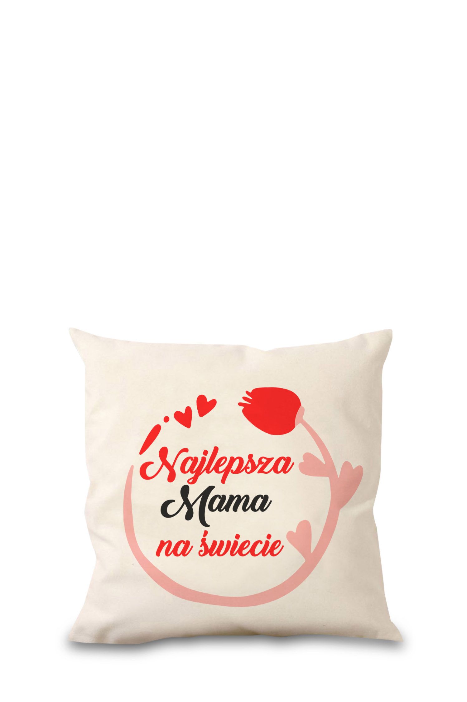 Poduszka Bawełniana Canvas Najlepsza Mama