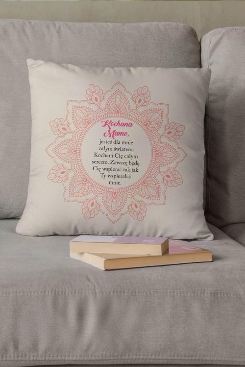 Poduszka Bawełniana Canvas Mama Mandala
