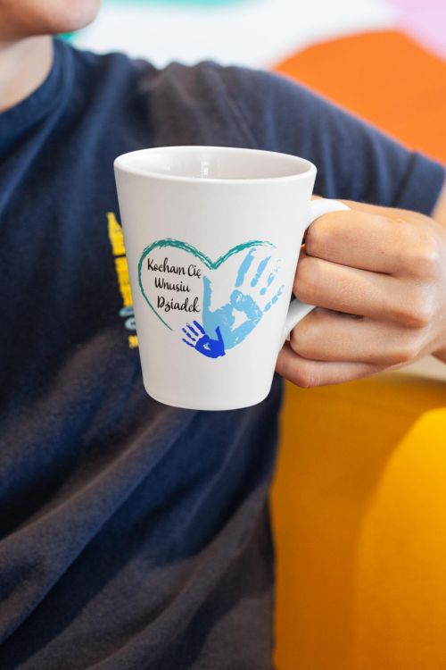Kubek Latte Regular Kocham Cię Wnusiu-Dziadek