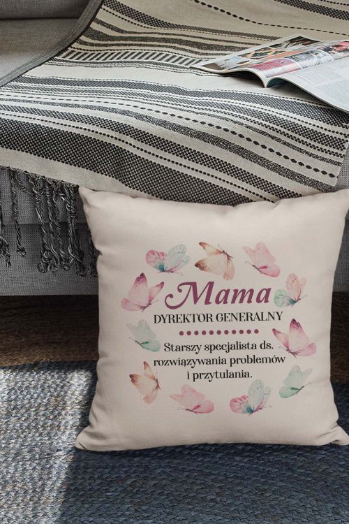 Poduszka Bawełniana Canvas Mama Specjalista