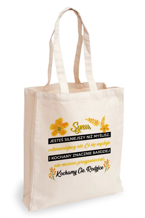 Torba Bawełniana Synu, Kochamy Cię 