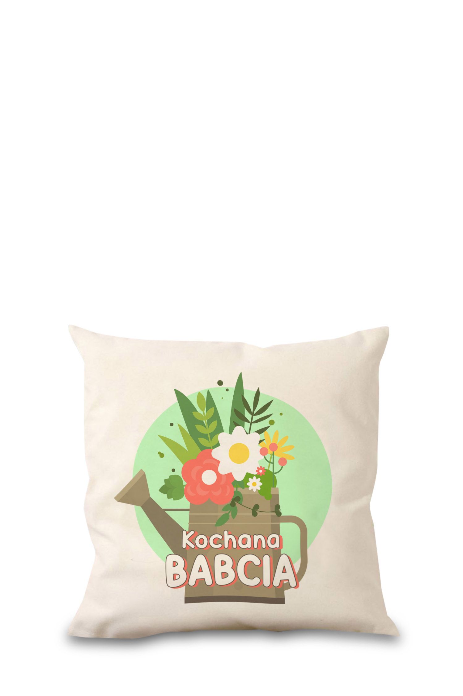 Poduszka Bawełniana Canvas Kochana Babcia Ogrodnik