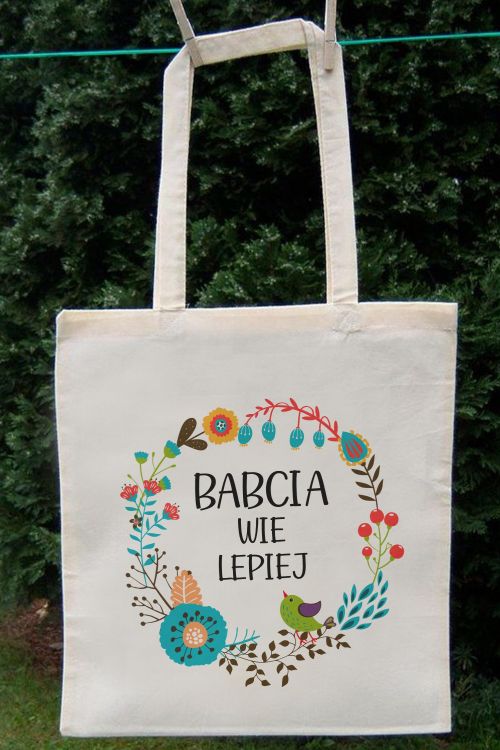 Torba Eko Babcia Wie Lepiej Folk