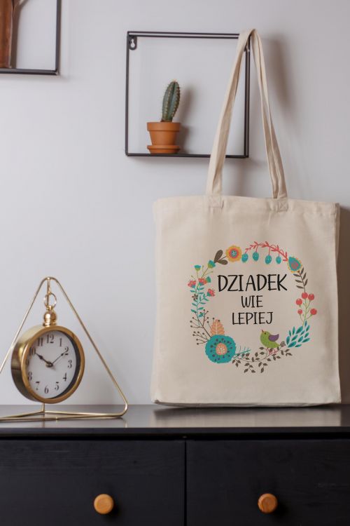 Torba Bawełniana Canvas Dziadek Wie Lepiej Folk