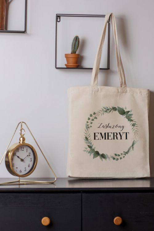 Torba Bawełniana Canvas Zasłużony Emeryt