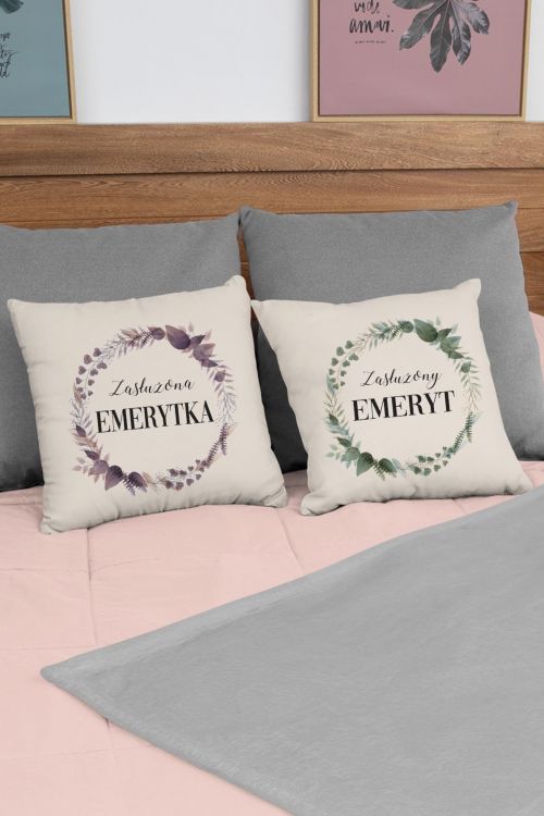 Komplet Poduszek Canvas Emeryci