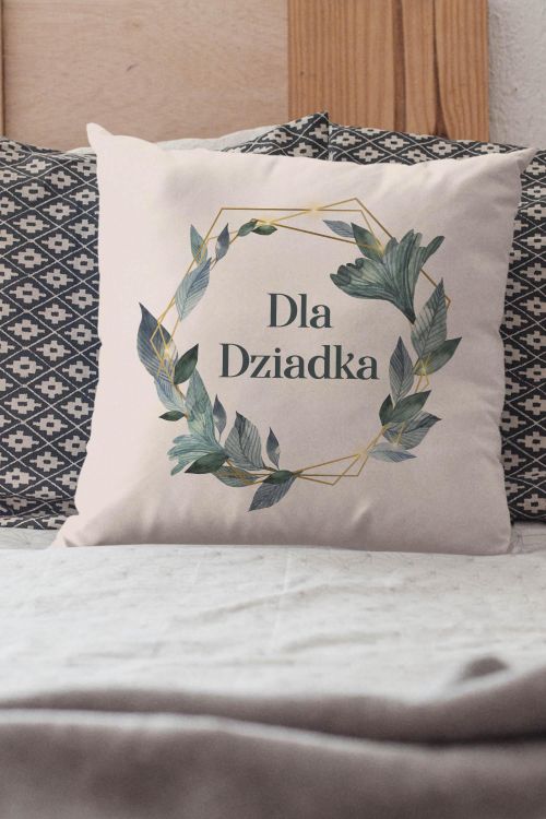 Poduszka Bawełniana Canvas Dla Dziadka