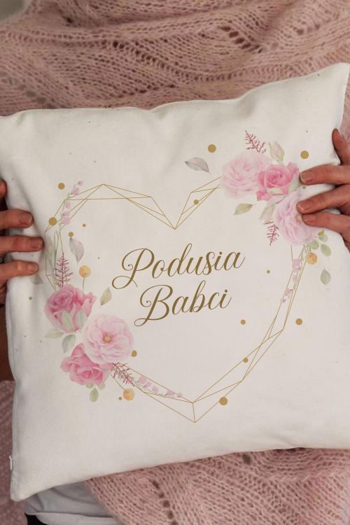 Poduszka Bawełniana Canvas Podusia Babci