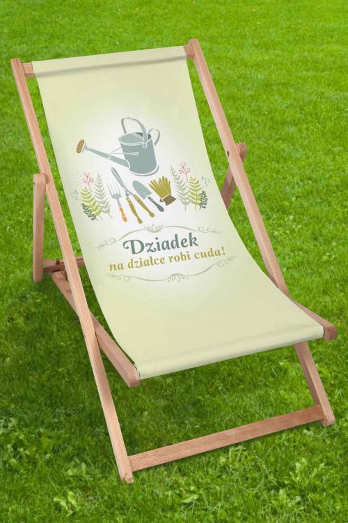 Leżak klasyczny Dziadek Na Działce