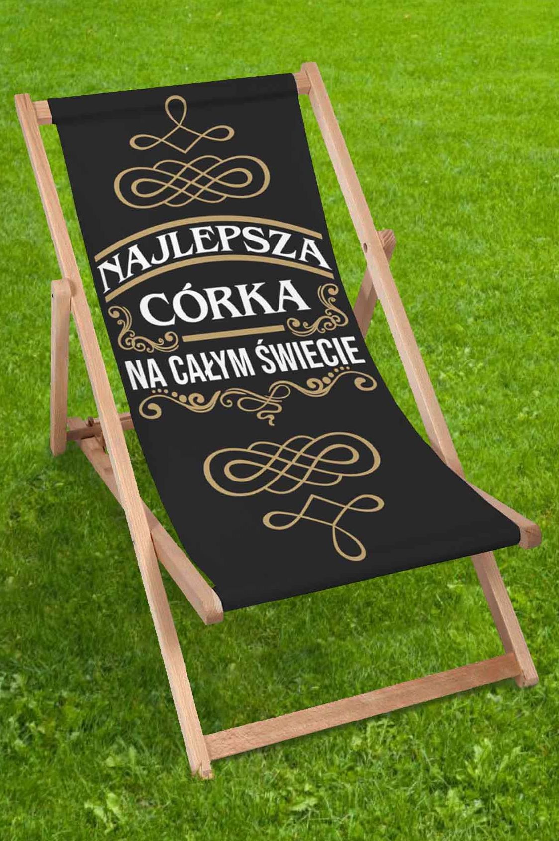 Leżak klasyczny Najlepsza Córka Na Świecie