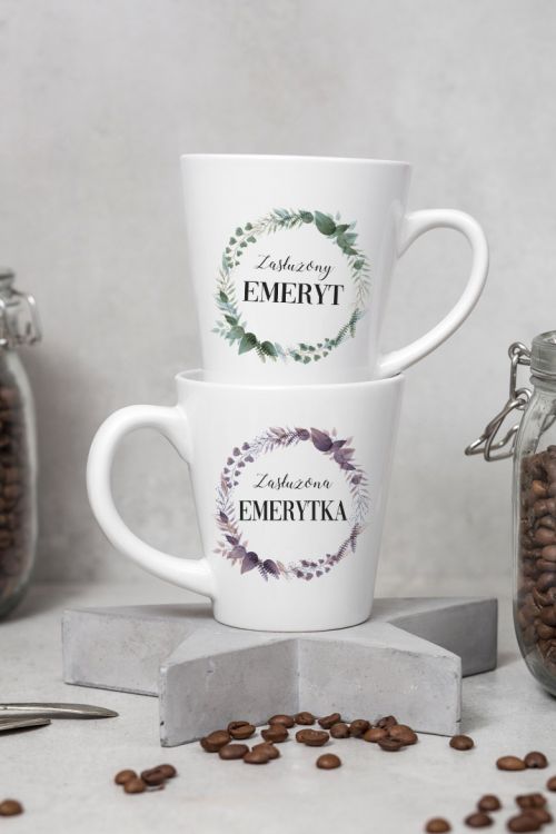 Komplet Kubków Latte Regular Zasłużeni Emeryci