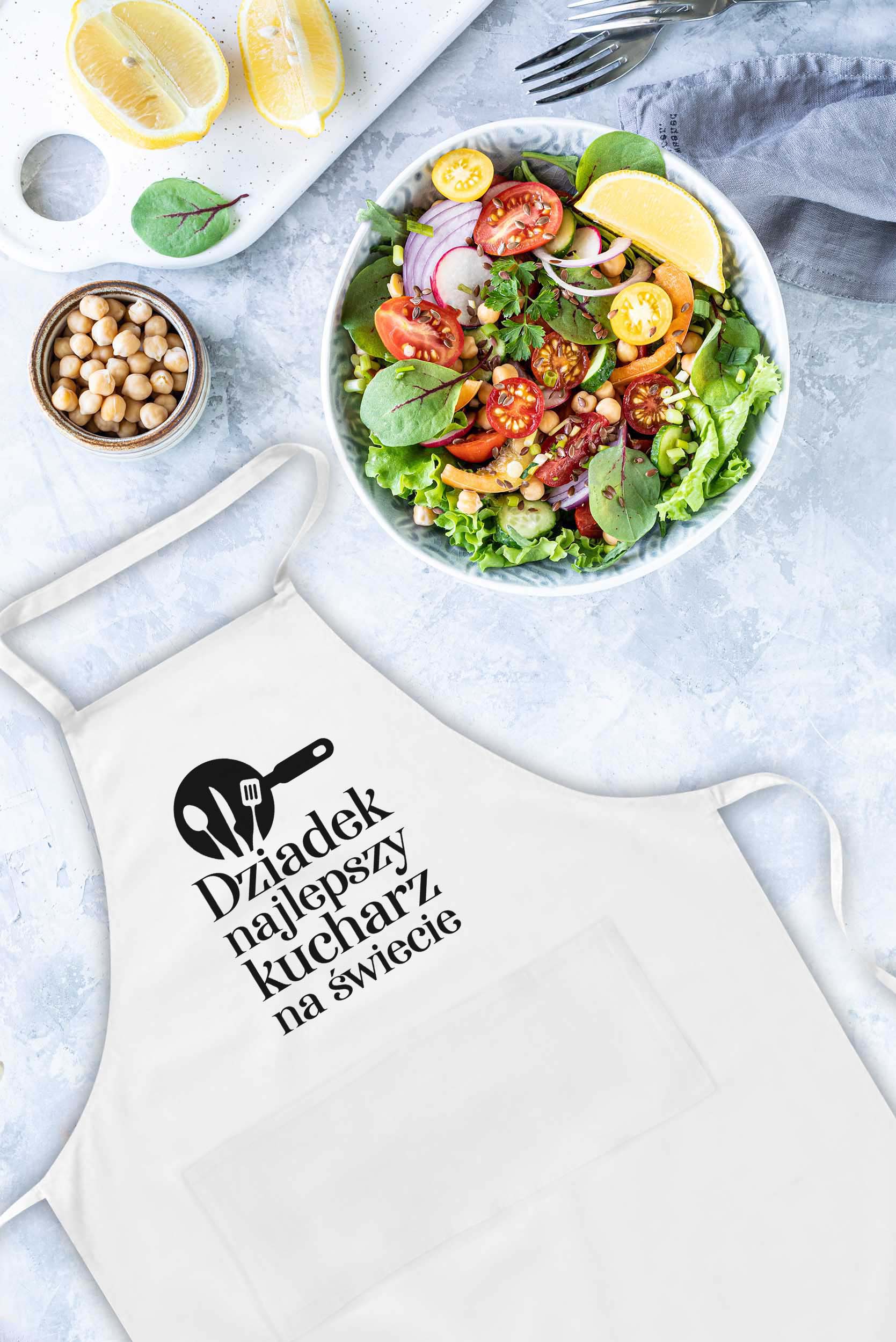 Fartuch Kuchenny Dziadek Najlepszy Kucharz na świecie